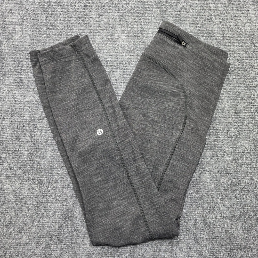Lululemon Size 6 Speed Up Tight 24" Heathered Grey Luxtreme Running Leggings